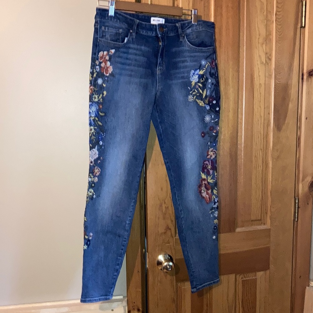 William Rast embroidered jeans